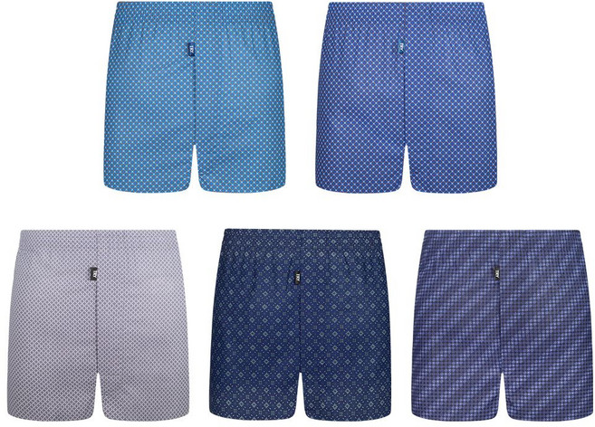 TRY 남성용 크리스코튼 순면 트렁크팬티 5종세트