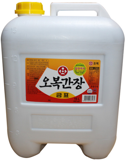 오복식품 금표 간장, 15L, 1개