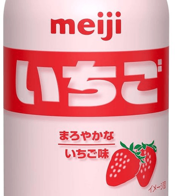 메이지 일본 딸기우유 일본 우유 음료 음료수 24병, 24개, 100ml, 1개
