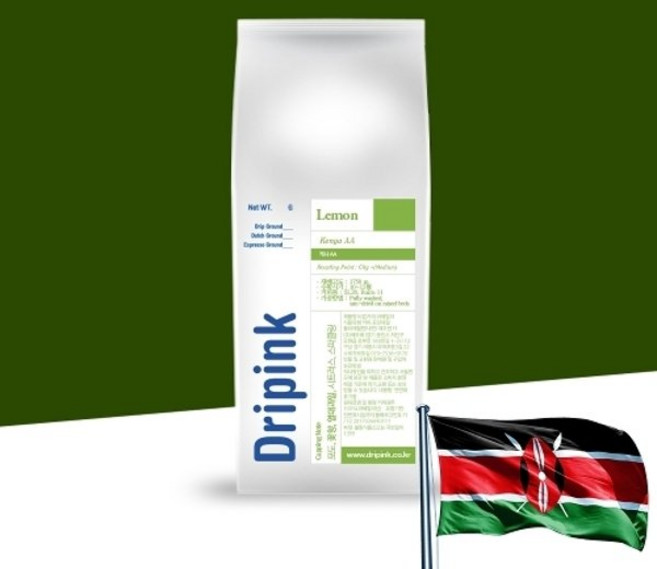 기타 드립핑크 갓볶은 케냐 AA 원두커피 1kg, 1개, 1개, 단품