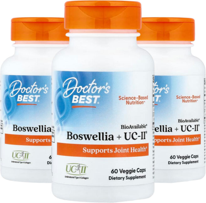 닥터스베스트 보스웰리아 UC II 60캡슐 3통, 3개, 60정