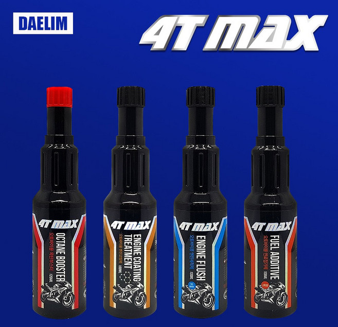 대림기업 포티맥스 오토바이 전용 연료첨가제 엔진세척제 코팅제 옥탄부스터, (이벤트) 4종 몽땅구매, 1개