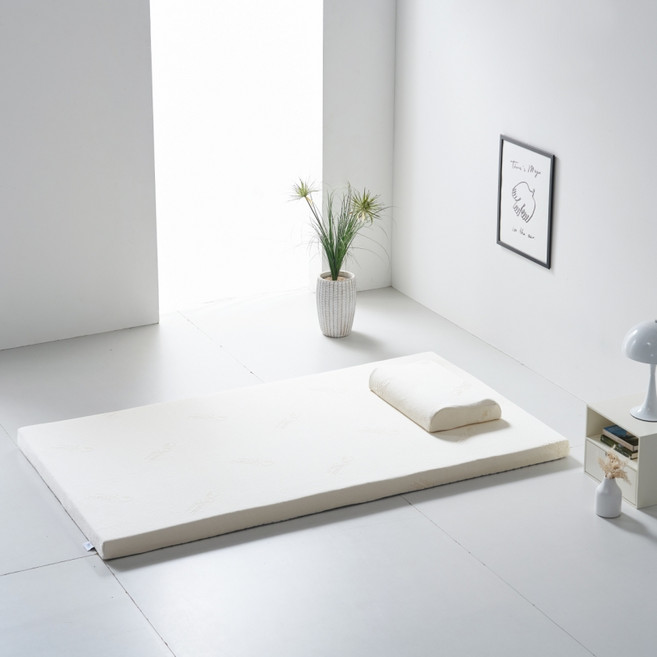 엘리베 / 천연라텍스 매트리스 5cm 포근함밀도