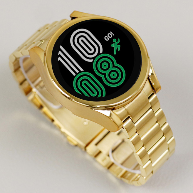 오르몽트 갤럭시워치4 날개형 스트랩 44mm 40mm 호환, 골드