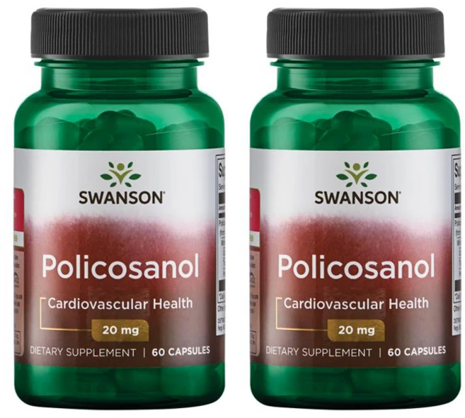 스완슨 폴리코사놀 20mg 캡슐, 60정, 2개 - 쿠팡