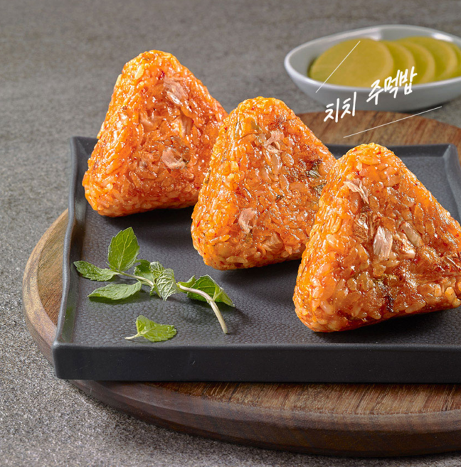 편의점 삼각김밥 간편식 한우물주먹밥 100g 3종15개세트 참치김치 참치마요 소불고기