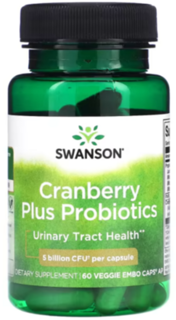 스완슨 프로바이오틱 50억 크랜베리 플러스 60정, 120g, 1개