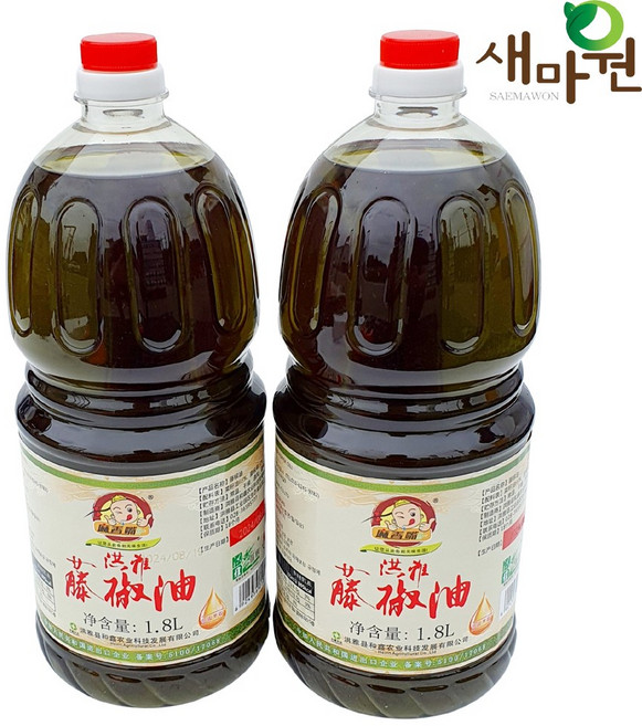 새마원 마향주이 마조유 산초기름 산초유 향미유, 2개, 1.8L