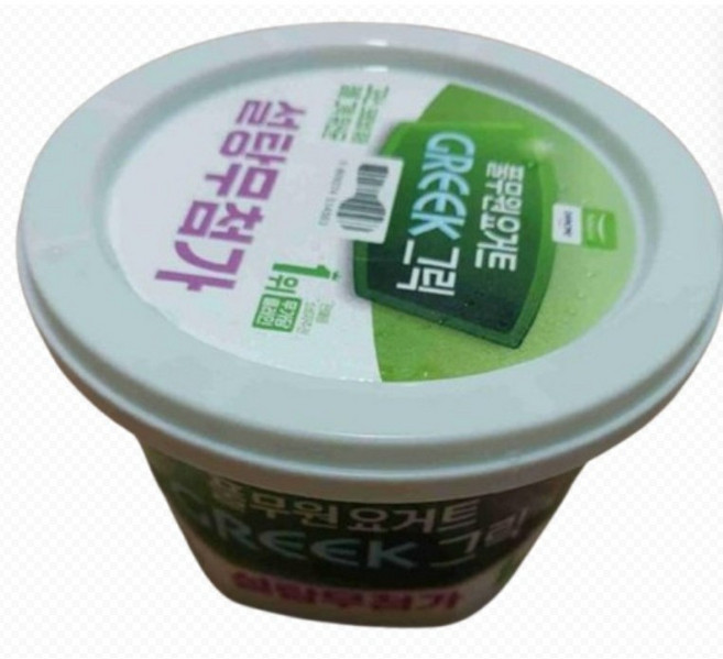 풀무원 깔끔한끝맛 그릭요거트설탕무첨가플레인 500억마리유산균 과일 꿀토핑, 400g