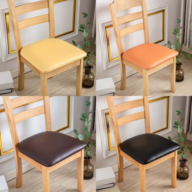 (1+1) 방수 가죽 의자커버 시트 교체 의자 리폼 10종, 05.커  피, 2개