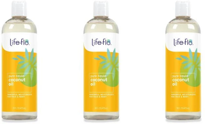 라이프플로 순수 액체 코코넛 오일 16 fl oz(473 ml) x 3 - 쿠팡