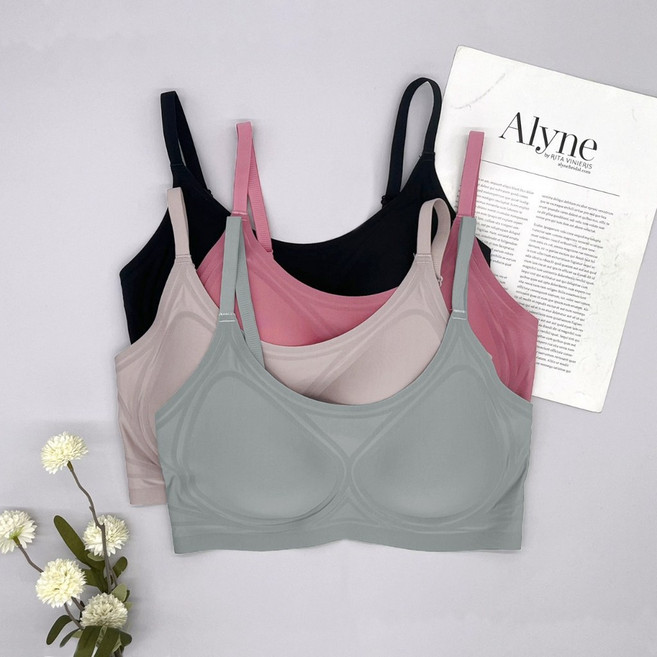 超薄無痕貼合固定杯無鋼圈內衣 貨號1670