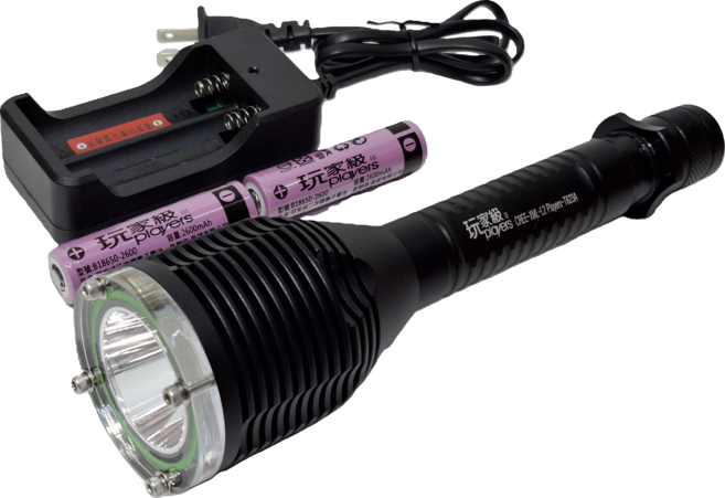 T623A 15W XML-L2-LED 潛水鋁合金手電筒, 1個