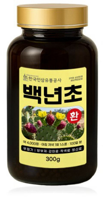 백년초환 골드 손바닥 선인장 분말환 300gX1병, 1개, 300g