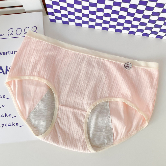 生理期內褲女月經期防側漏安全姨媽褲純棉抗菌襠衛生褲大碼三角褲, XL (120-140斤)