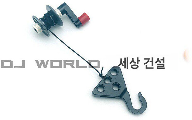 레일 고정 롤러 파이프 고온 도르레 듀티 행잉 부속 세트, 1개, F 와이어 릴 + 합금 행잉 후크