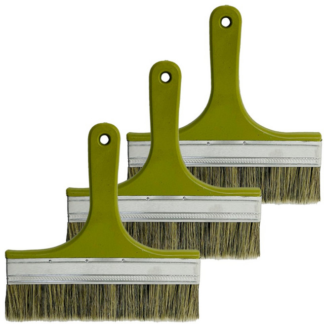 월드크린 페인트붓 대형 브러쉬 미장솔, 3개