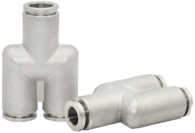 304 스테인레스 스틸 공압 피팅 금속 퀵 릴리스 온도 파이프 커넥터, 05 PY, 04 4MM, 1개