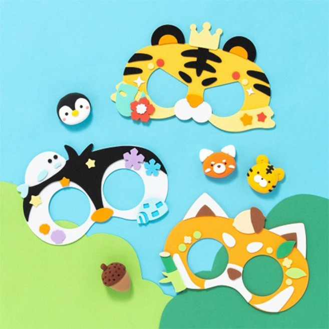 민화샵 EVA 멸종위기 동물가면 만들기, 레스판다