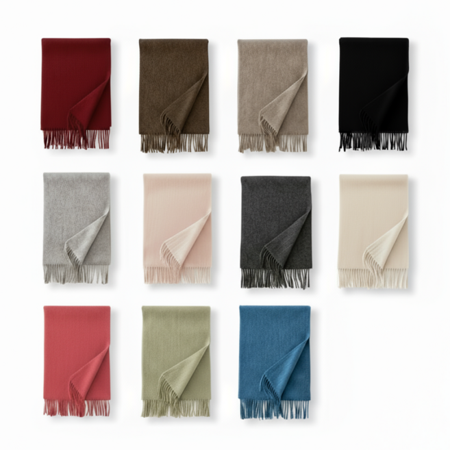 데일리 프리미엄 양모 머플러 (울 100%)