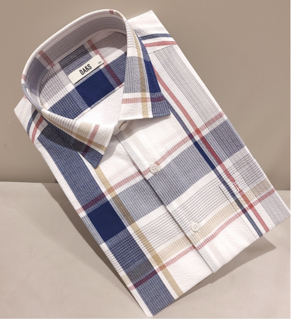 닥스 체크패턴 긴팔 셔츠