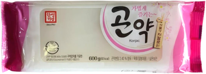 5분마켓 한성 곤약 곤약떡볶이 600g, 1개