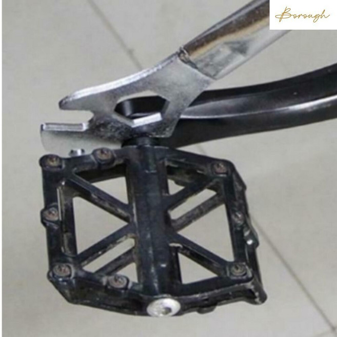 자전거 바이크 로드 MTB 교체 분리 페달 스패너 렌치 육각 탈착 너트 정비 풀러 타이어 제거 소음 공구 분해 용품 육각렌치 평페달, 1세트