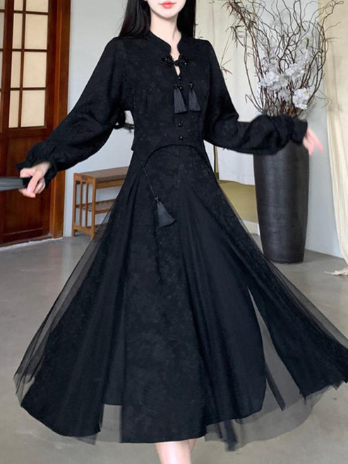 철릭 원피스 개량 빅사이즈 법복 절복 생활한복