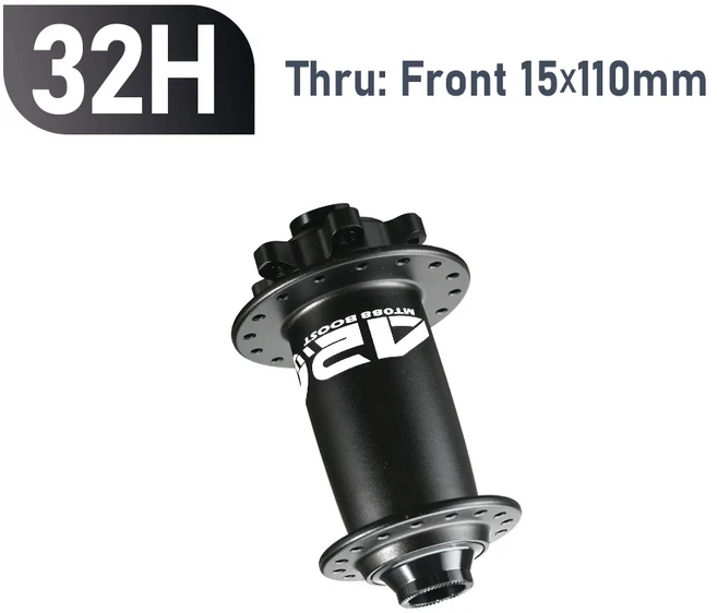 ARC 부스트 MTB 자전거 허브 148x12 141x10 알루미늄 6 클로 180 클릭 110x15 32홀 산악 HG/MS/XD 8-12V, Front 15x110, 1개