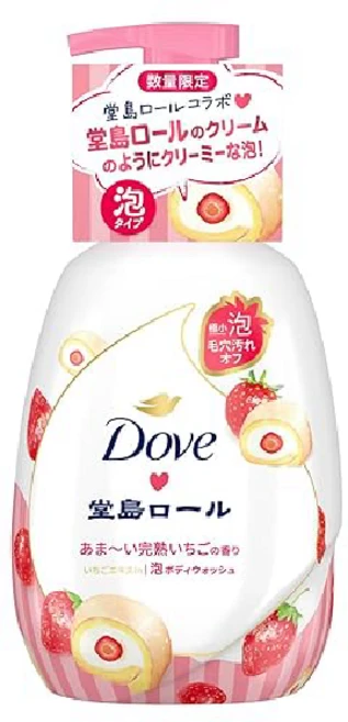 도브 거품형 바디 워시 바디솝 도지마롤 완숙 딸기향 540g 본체 - 쿠팡