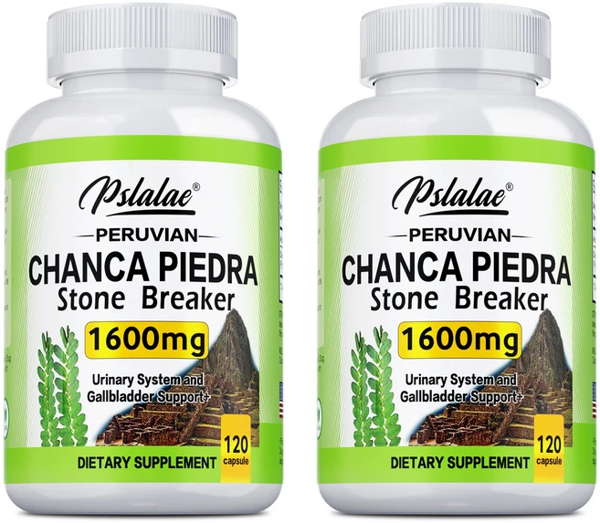 찬카 피에드라 - 신장 결석 보충제 - 비뇨기계 및 담낭 지원, 2개, 120정 - 쿠팡