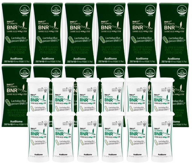 비에날17 유산균 비에날씬 프로 다이어트 유산균 30정 x 12개월, 12박스