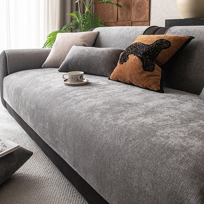 엔조이텍스타일즈 사계절 극세사미끄럼방지 소파패드