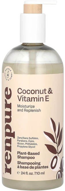 렌퓨어 코코넛 & 비타민 E 샴푸 710ml (24 fl oz) RNP-02868 - 쿠팡