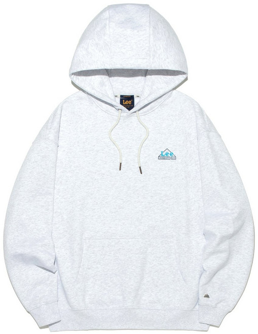 후드티 세트 LEE 리 [후드티셔츠] 아카이브 그래픽 후드 라이트 그레이