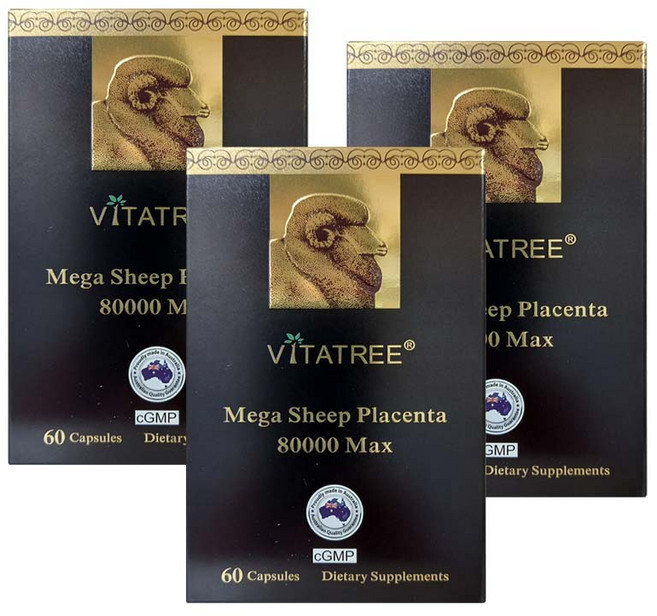 호주 비타트리 메가 양태반 80000mg MAX 60정-3개, 60정, 3개