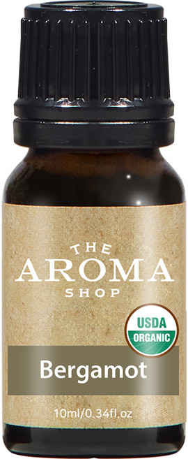 더아로마샵 USDA 유기농 에센셜오일 디퓨저 아로마테라피 숙면 힐링, 1개, 10ml, 베르가못 유기농 에센셜오일