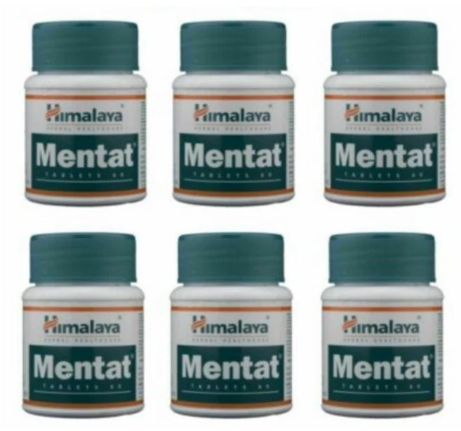 히말라야 멘타트 집중력 두뇌건강 60Tabs 6통, 6개, 60정 - 쿠팡