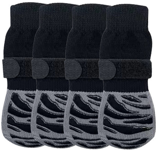 寵物襪子 寵物止滑襪 寵物鞋子 寵物腳套 老年犬止滑, XS【建議8kg內】, 1個