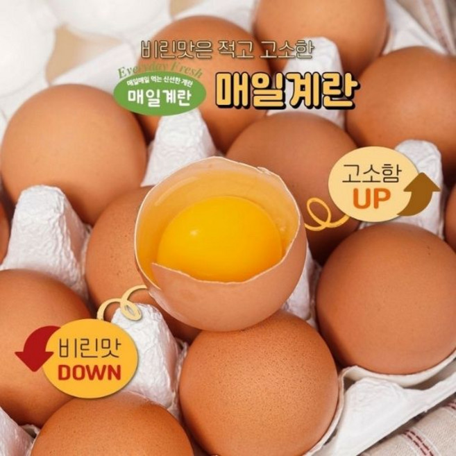 매일계란 매일농장 친환경 무항생제 특란, 1개, 30구