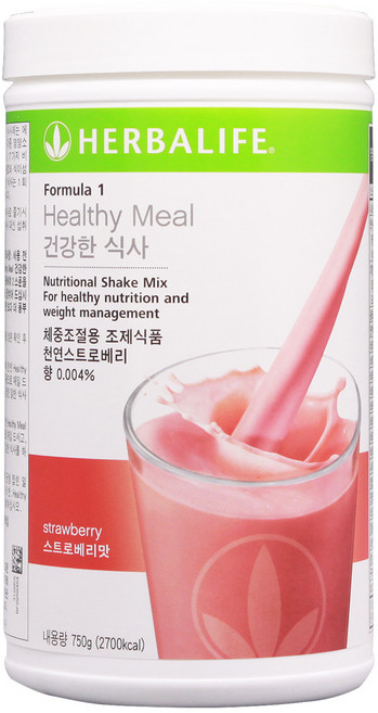 허벌라이프 포뮬라 체중조절쉐이크, 750g, 1개, 딸기맛
