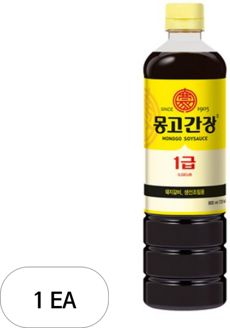 몽고간장 1급, 1개, 900ml