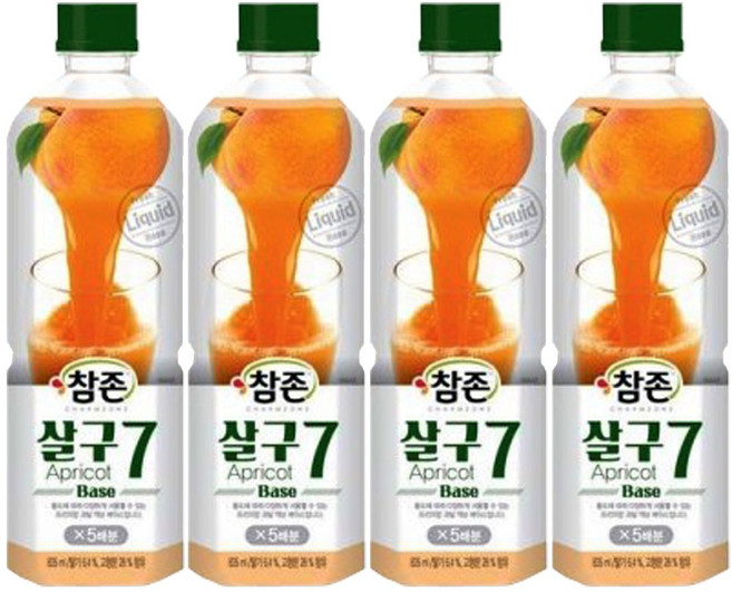 참존 살구7 베이스 835ml, 4개