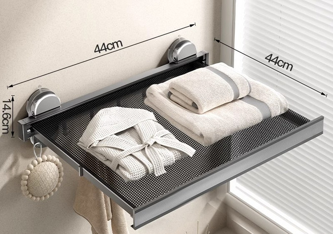 건조대욕실 흡입 컵 텔레스코픽 수건 걸이 화장실 펀칭 없음, 02 C