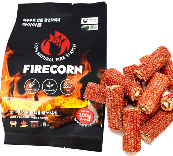 파이어콘 착화제, 200g, 3개