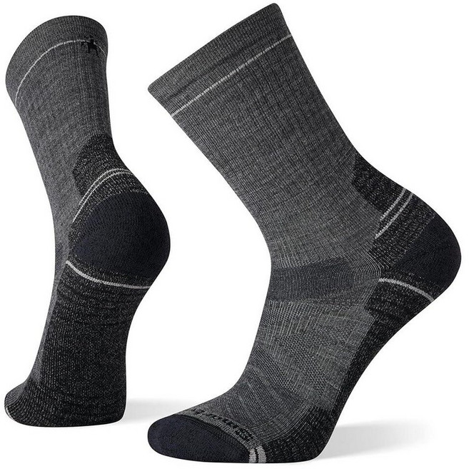 Smartwool 남성용 하이크 라이트 쿠션 크루 양말 미디엄 그레이 XL 메리노 울 등산 트레일 러닝 사이클링 및 아웃도어 운동용 미국에서 제작