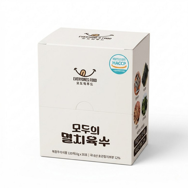 모두의 멸치육수 120g x 3개 90인분 코인 분말 가루