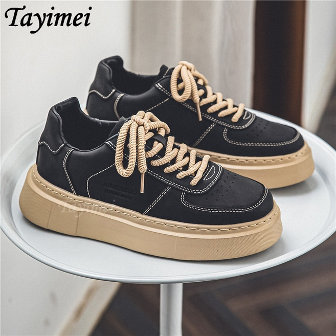 남성 신발 가을 겨울 스포츠 캐주얼 신발 트렌드 편안한 신발 남자 가벼운 일상 디자인 오리지널 판화 편안한 판화 남자