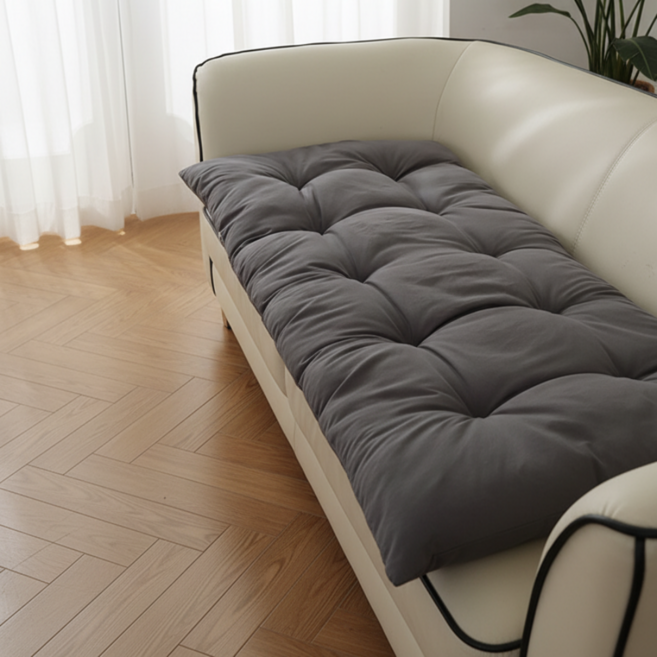 슬립클라우드 안밀리는 푹신한 소파 토퍼 패드 두툼한 호텔식 쿠션 거실 쇼파커버 2 3 4인용