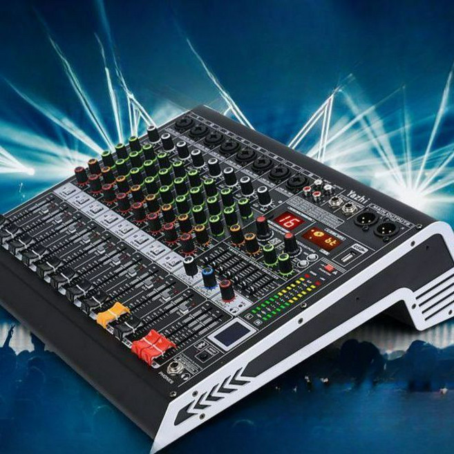 앰프 파워드 믹서 블루투스 파워 DSP 에코챔버 음향 채널 4채널, B. 6채널 앰프